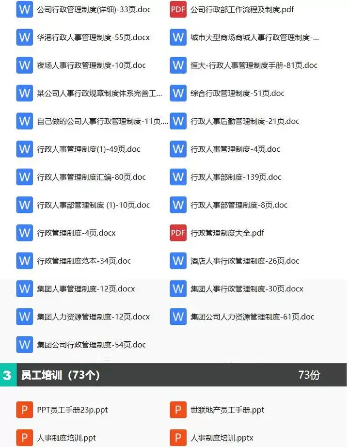 图片[7]-756份人事行政管理制度资料大全-工作职责表格清单员工培训工作总结电子资料文件【电商热销876】-暗冰资源网