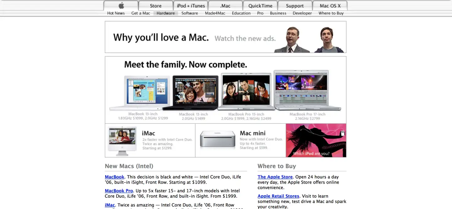 官网截图详细介绍，带你回顾2000-2006年的Apple Mac产品（下，2004年