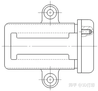 2固定钳身的图纸分析
