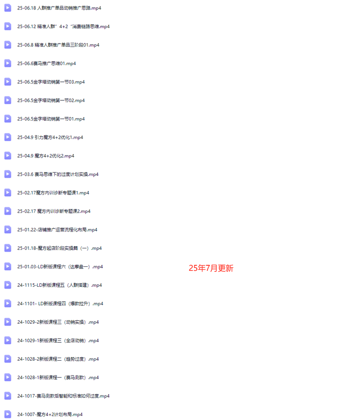 图片[4]-老邓电商-2025淘宝开店运营教程直通车7月重磅更新 (价值3980元)_-每日必学网