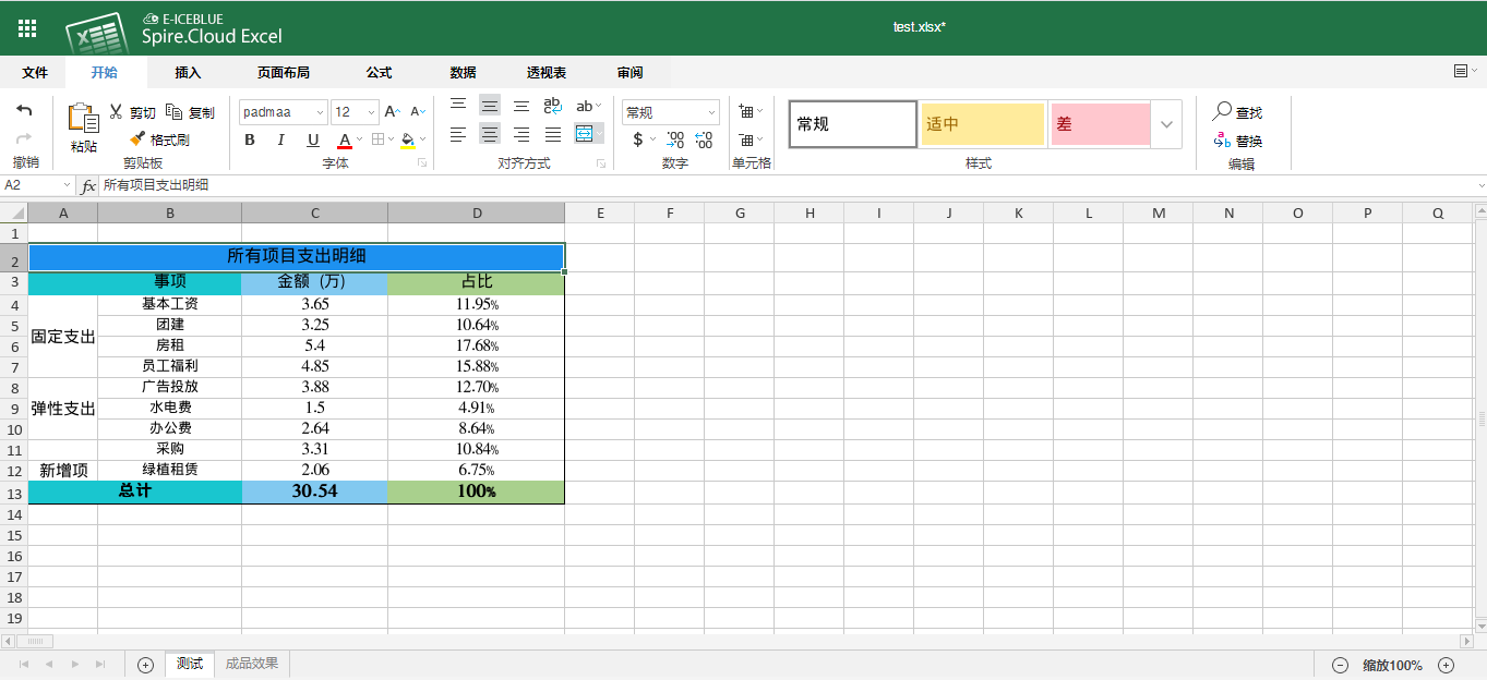 在线编辑excel 插入图表 知乎