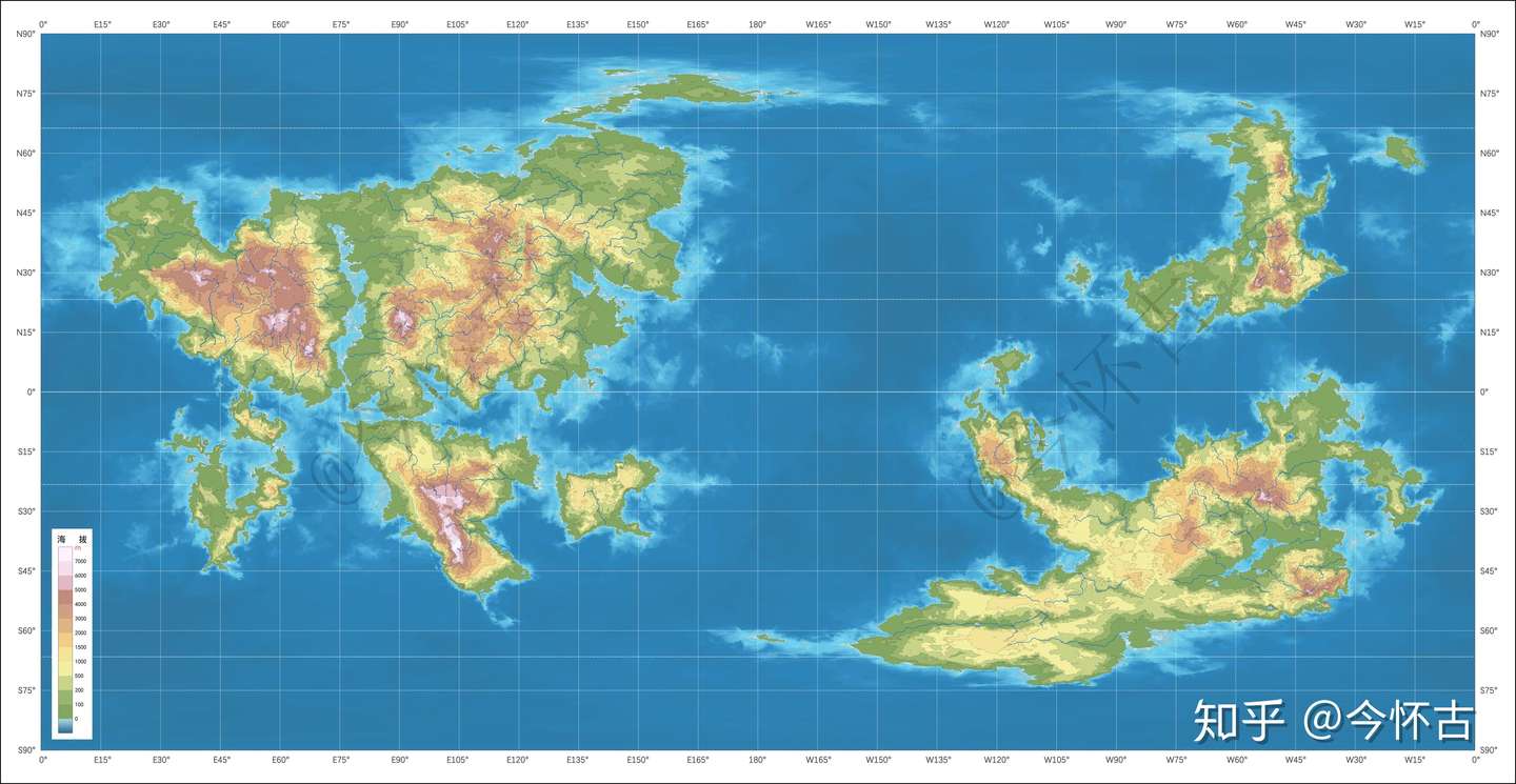 架空世界地图分享4 知乎