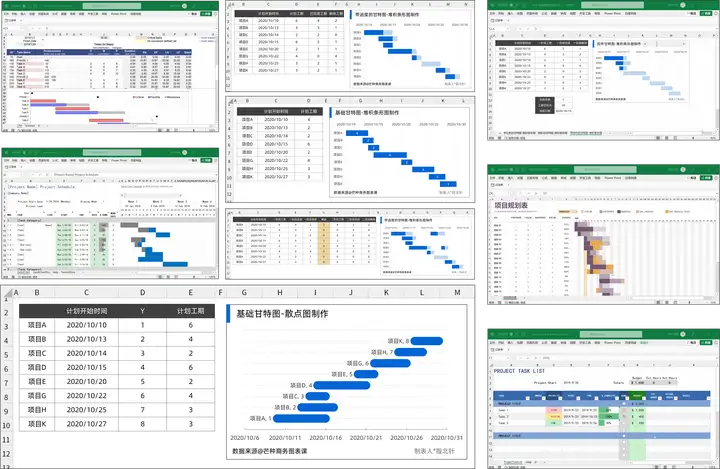 如何使用 Excel 绘制甘特图? - 知乎