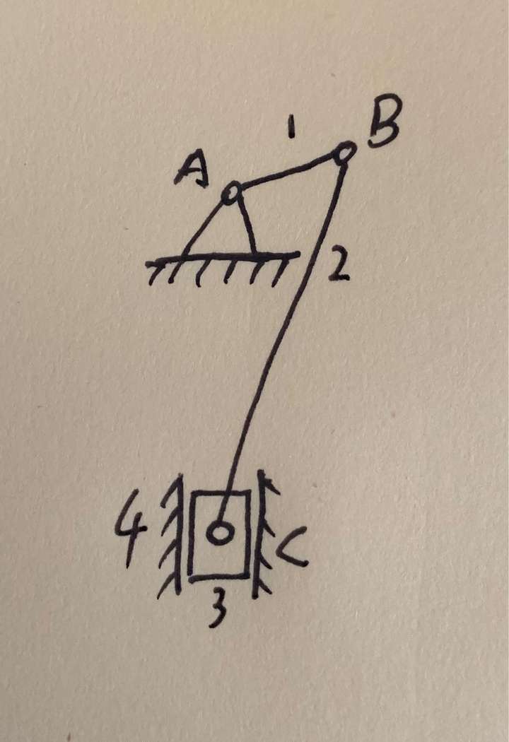 這個機械運動簡圖怎麼畫?