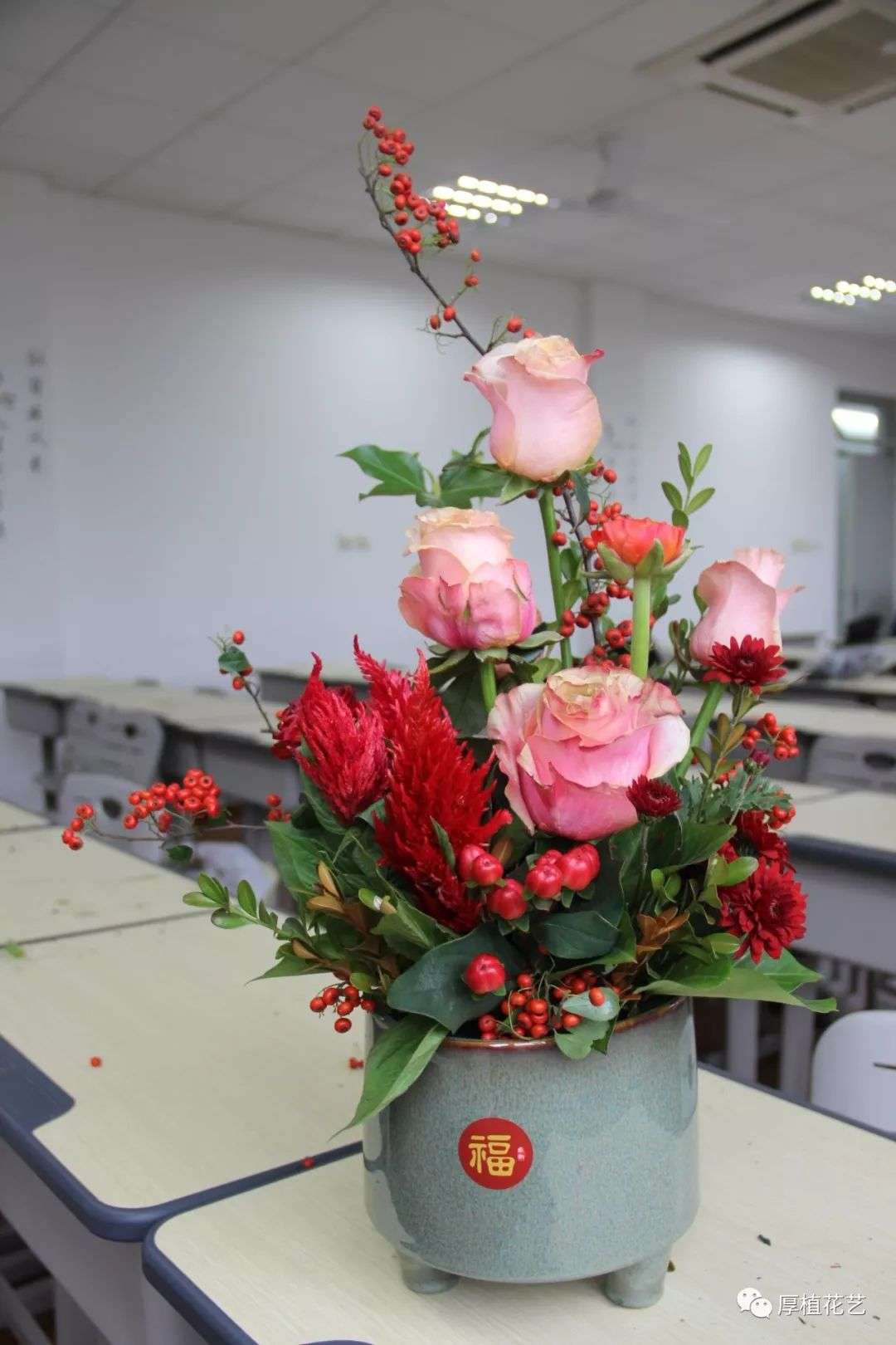 新年插花 暖冬的浪漫祝福 知乎