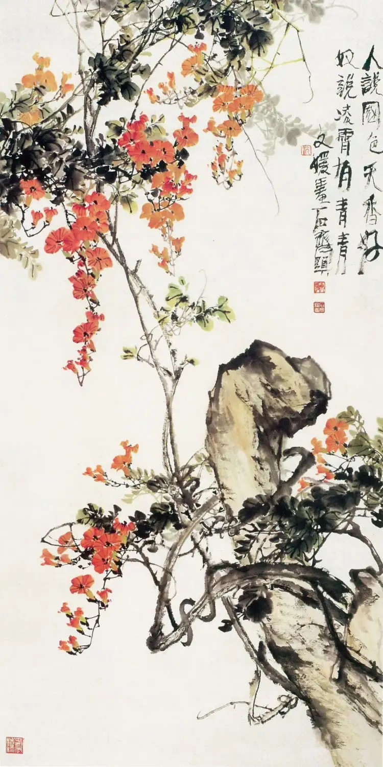 5％OFF】 中国絵画 花鳥画 小鳥と蝶 作家銘有 額入り 中国美術 書画