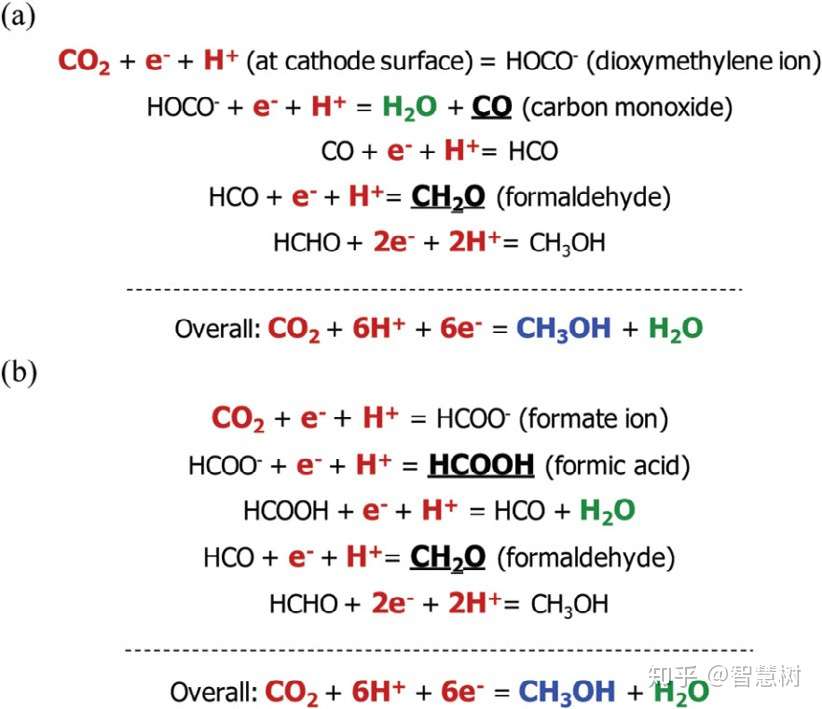 关于co2的还原的基础理论 知乎