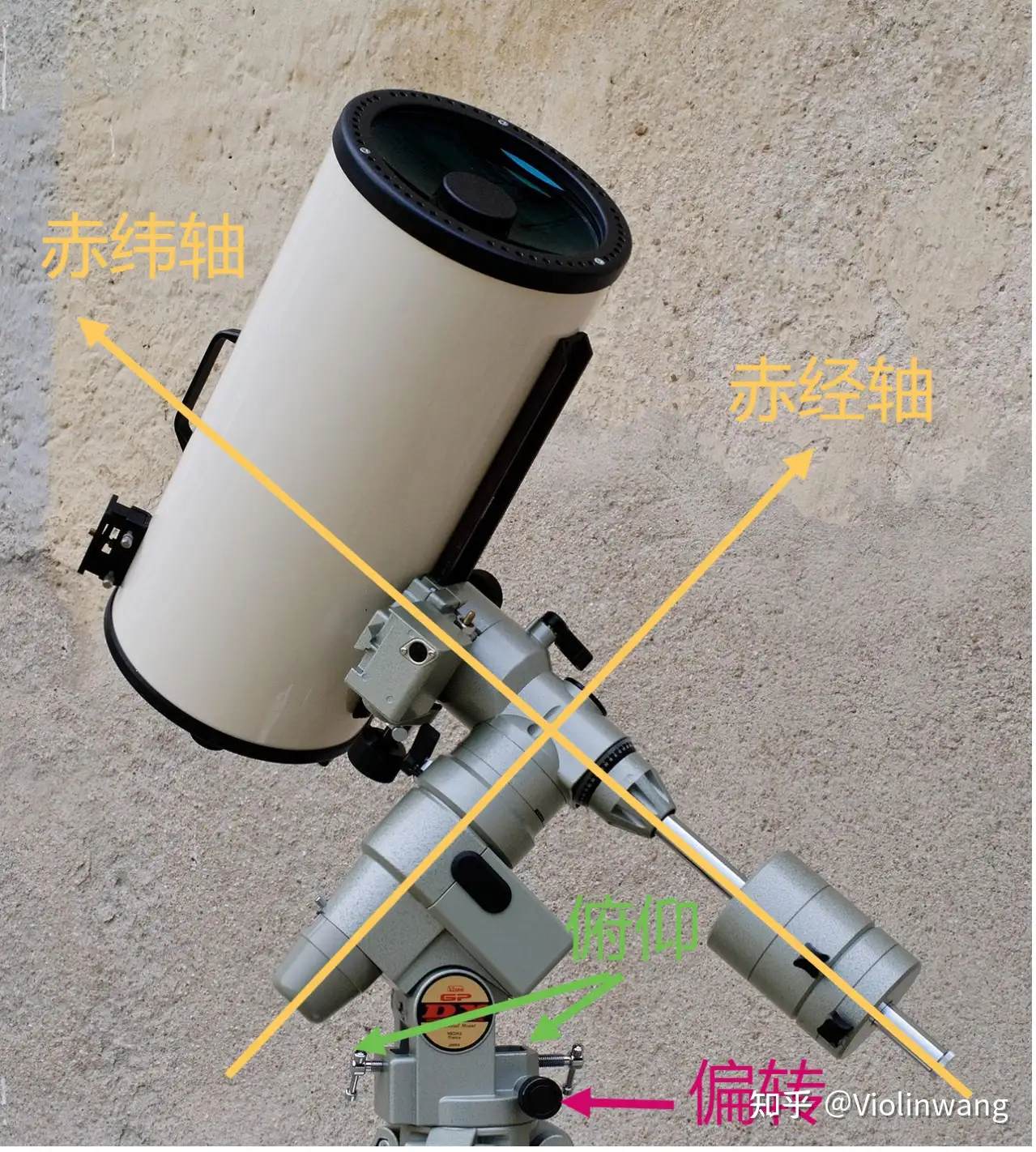 FAMILY ファミリー 天体望遠鏡 反射式 赤道儀 ER114M 【動作品】 - カメラ