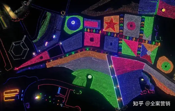 争创天府旅游名县｜超美！华蓥禄市行星艺术灯光秀