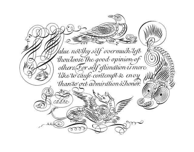 如何练习英文书法calligraphy