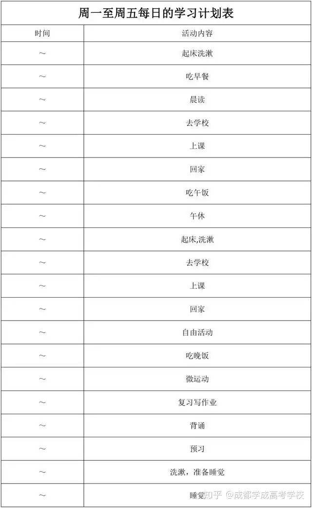 这份学习规划表+每日计划，被超过1000位学霸收藏
