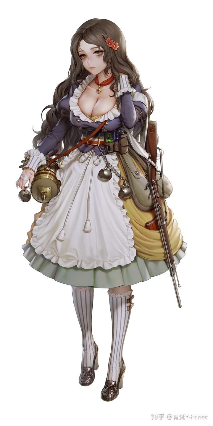 日韩风人物立绘参考素材