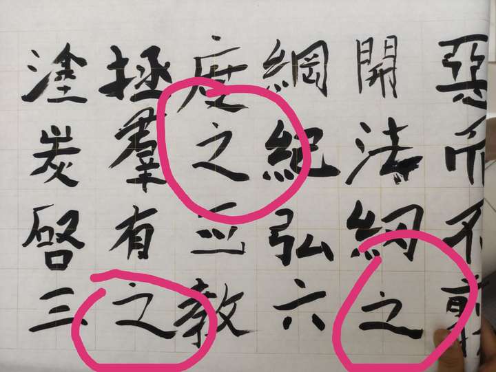 會書法的人,即使胡亂塗抹,也很難把