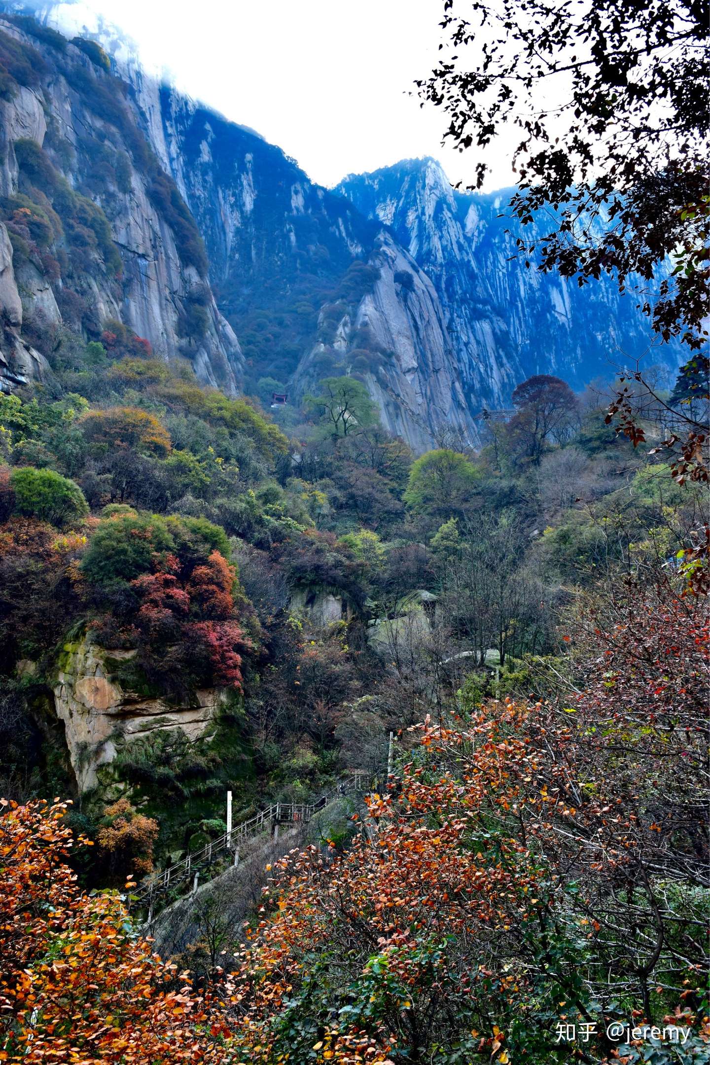 陕西渭南 爬华山 知乎