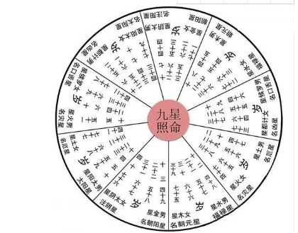 山淇道人男女逐年九星照命顺星躲星图