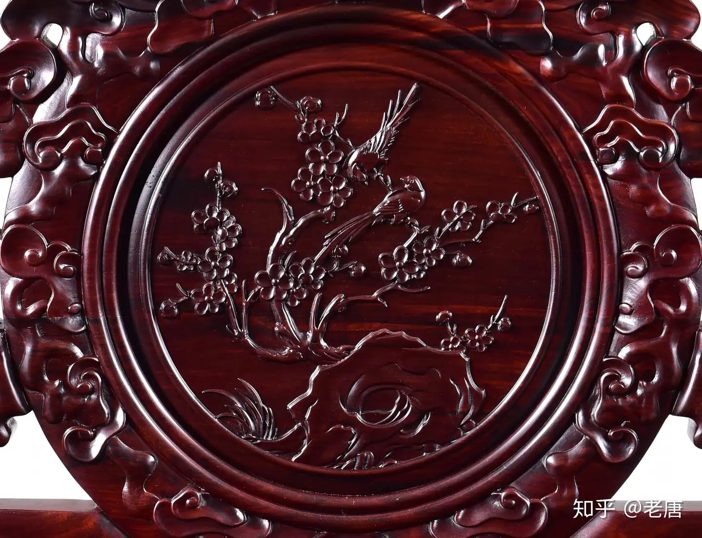 中国木雕靈芝紋如意唐物-
