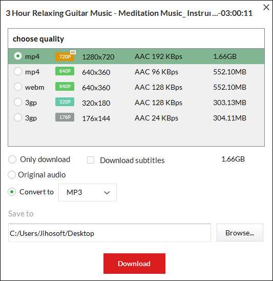 转帖 怎么把youtube上的视频下载成音频