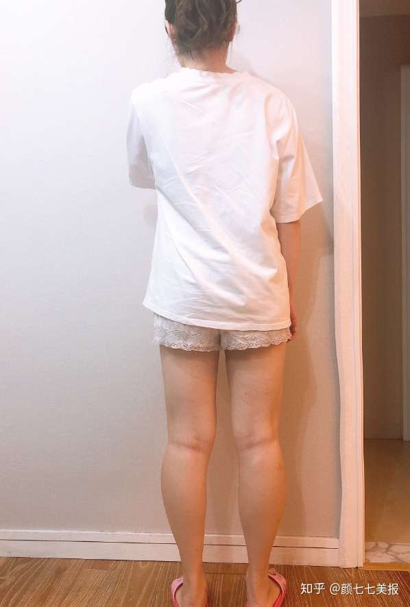 大腿脂肪不是很多,效果有脂肪和肌肉的情况