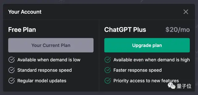 ChatGPT付费就变快！实测提速超2倍、正确率更高，定价每月20刀-卡咪卡咪哈-一个博客