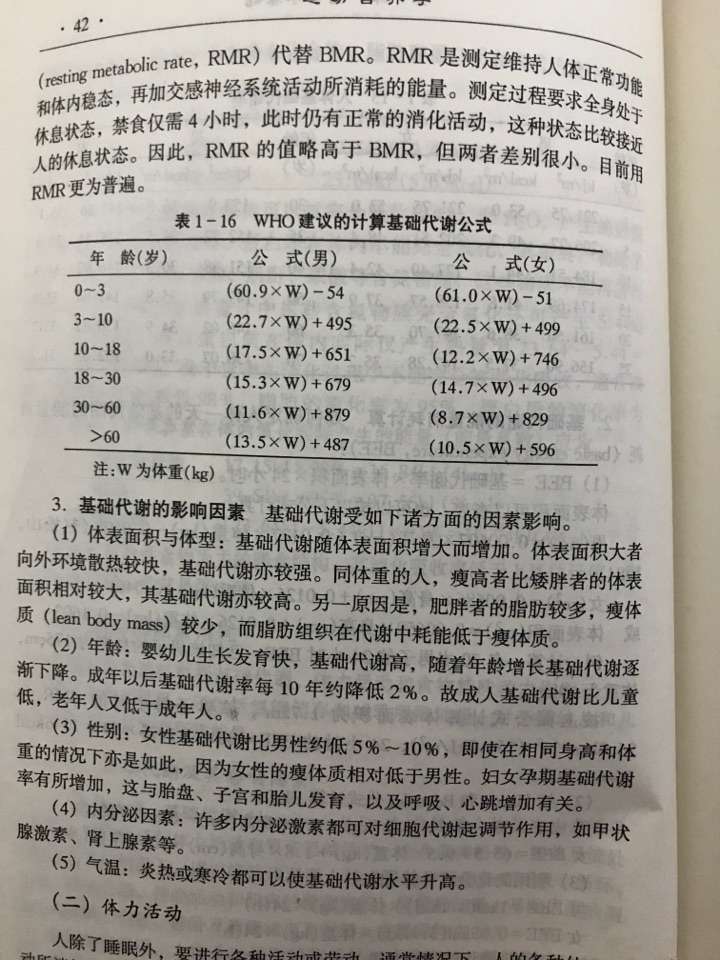 人體的基礎代謝最低降到多少啊