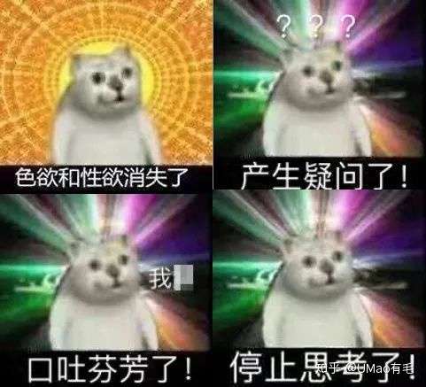 魔性洗脑又上头 这批沙雕喵表情包到底什么来头 知乎