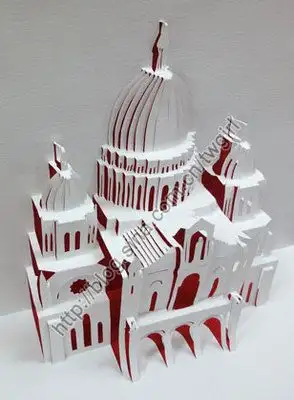 这个柱式立体构成的展开图是怎样的