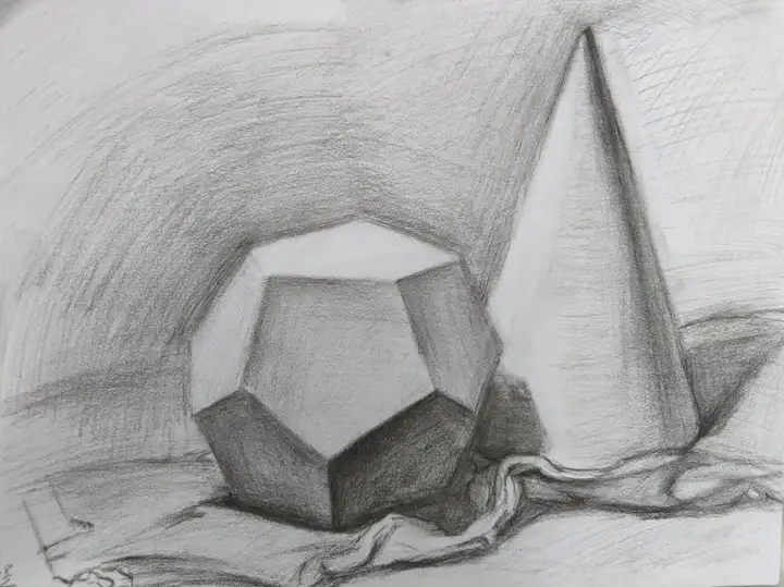 笔绘青春活力 共沐艺术阳光 | 塘栖校区优秀绘画作业展示(图10)