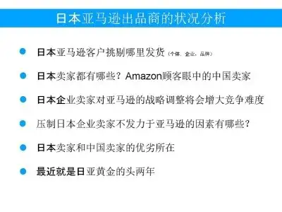 日本亞馬遜市場選品要求和針對中國賣家的機會分析