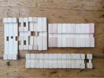 圣匠鲁班33根鲁班锁大菠萝的图解步骤