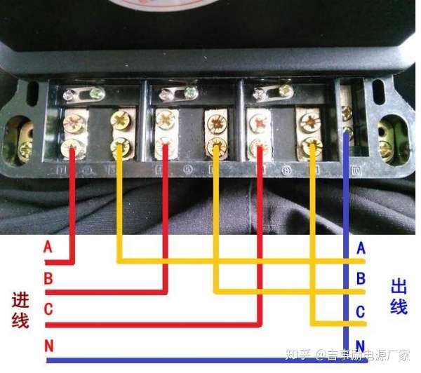 三相四线电表偷电图解图片