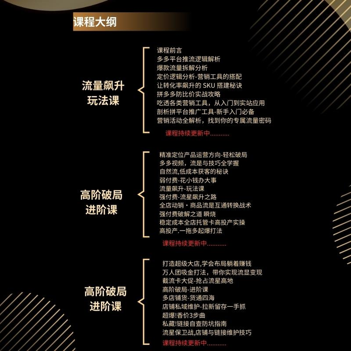 图片[2]-大炮电商-拼多多全阶实战课程2025年6月_-吾爱副业网