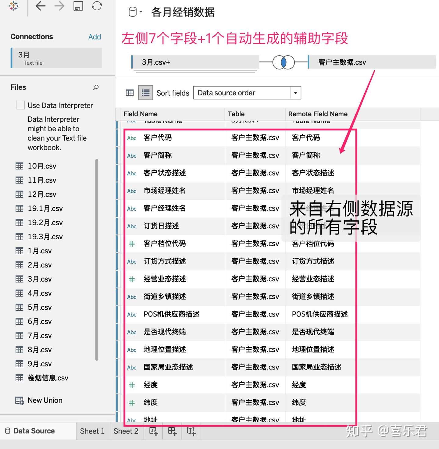 Tableau基础 如何合并你的数据 理解与逻辑 知乎