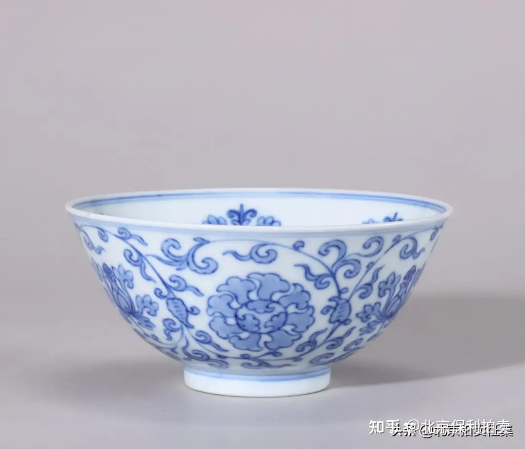 染付盃、青花盃、煎茶碗 明 正徳〜嘉靖（1522〜1566年）頃 外面