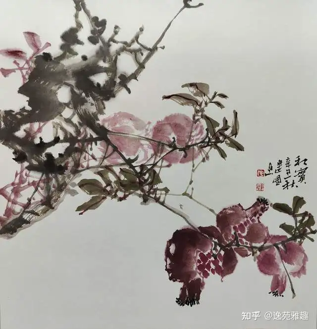 作品欣赏 春华秋实 心随花开 画家施建国作品欣赏 知乎