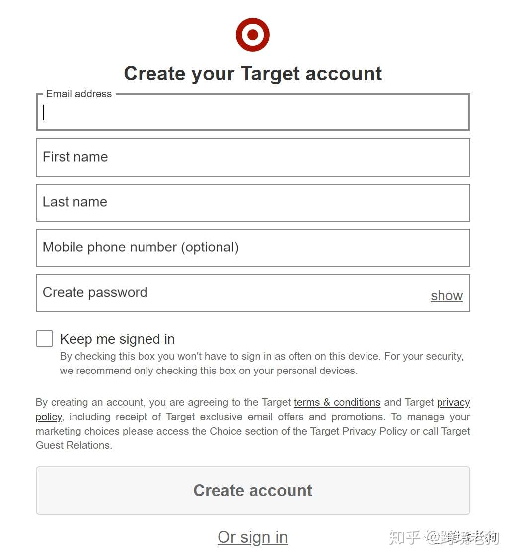 如何注册美国target账号，怎么注册target账号
