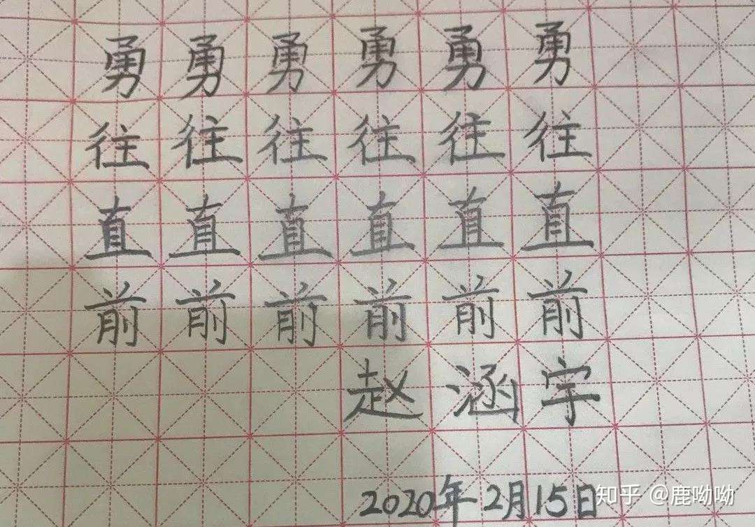 修身书道 硬笔学习如何取得进步 知乎