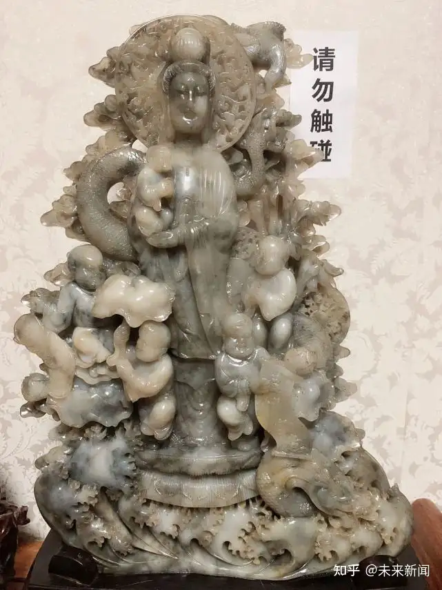 郭功森寿山石雕作品《送子观音》在福州展出，震撼海内外- 知乎