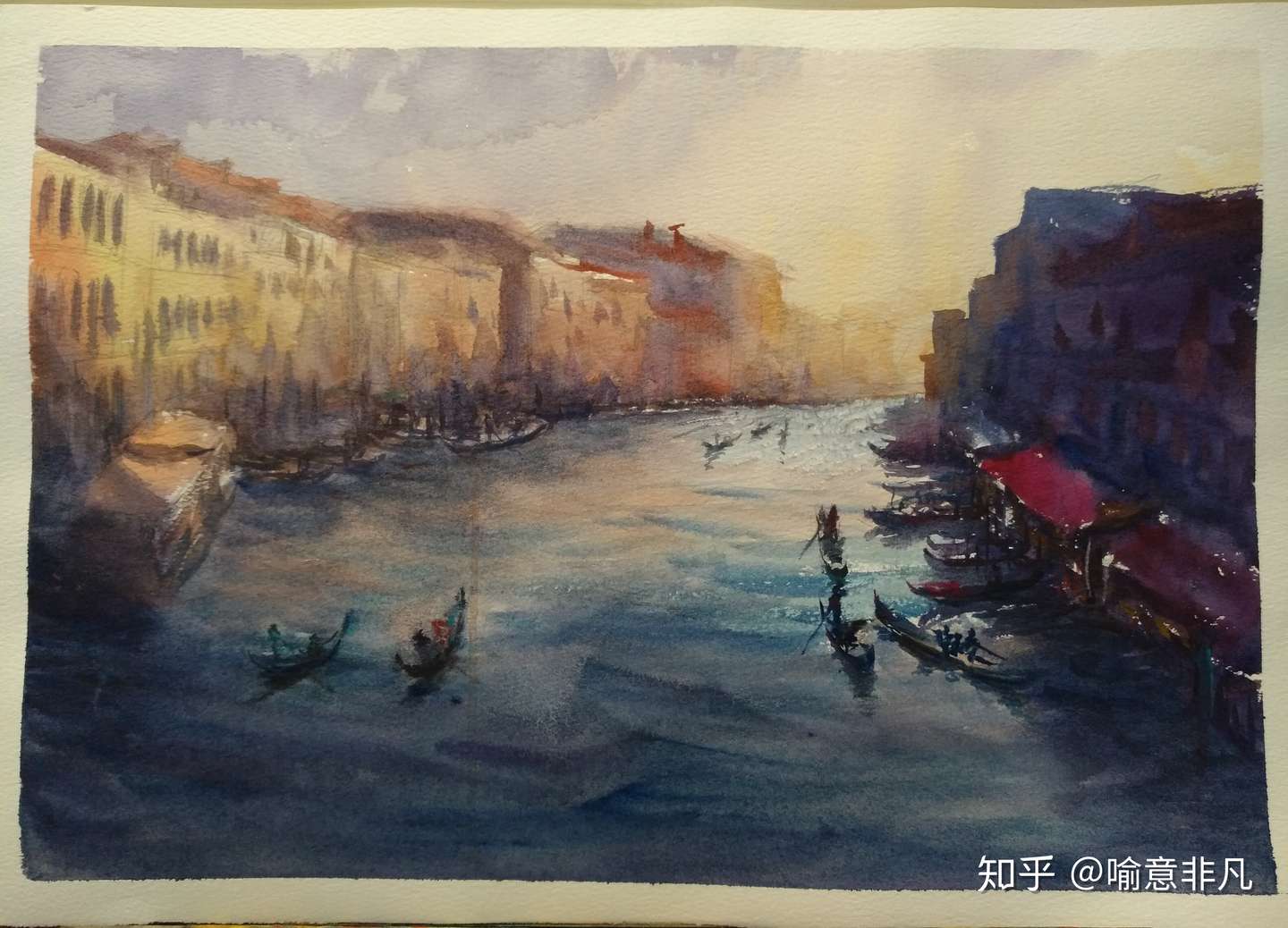 关于水彩风景的室内练习 知乎 关于水彩风景的室内练习 知乎