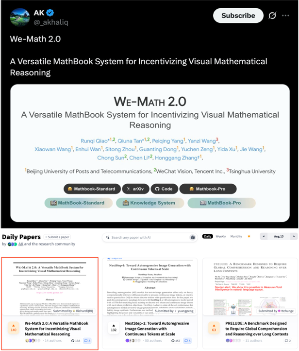 We-Math 2.0：全新多模态数学推理数据集 × 首个综合数学知识体系