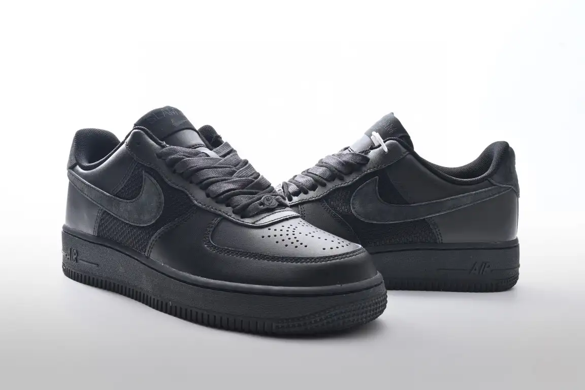 耐克联名Slam Jam x Nike Air Force 1 Low 空军一号黑武士运动鞋- 知乎