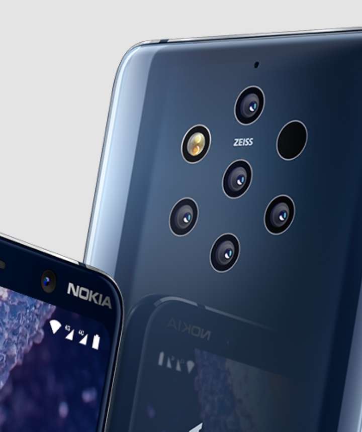 诺基亚的新款手机用了   颗摄像头