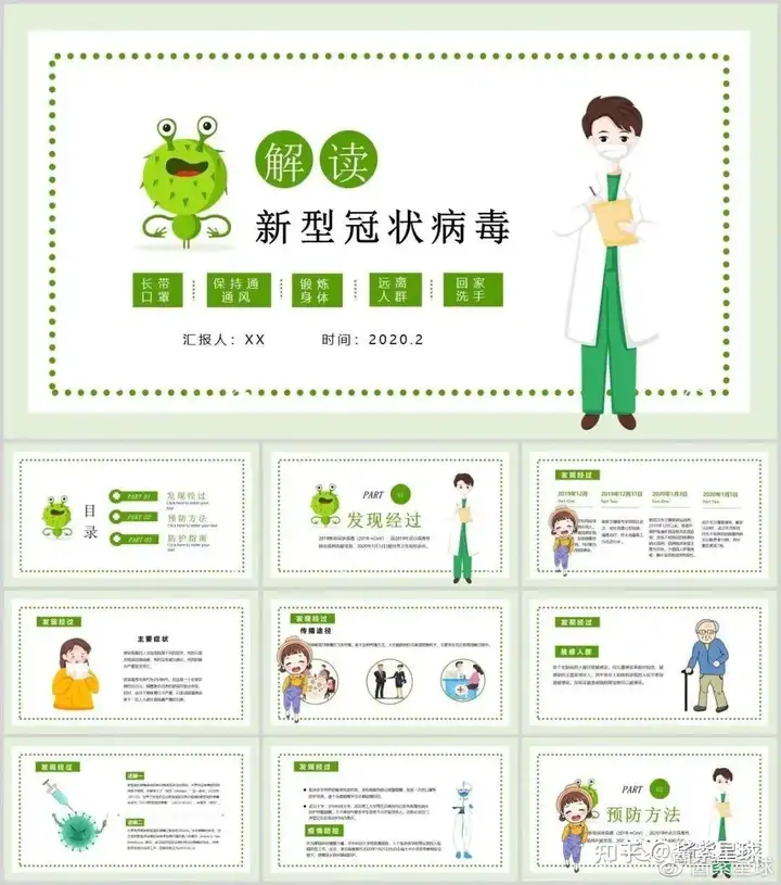 74套健康风PPT模板送给你，医学科普，各单位都适用！插图12