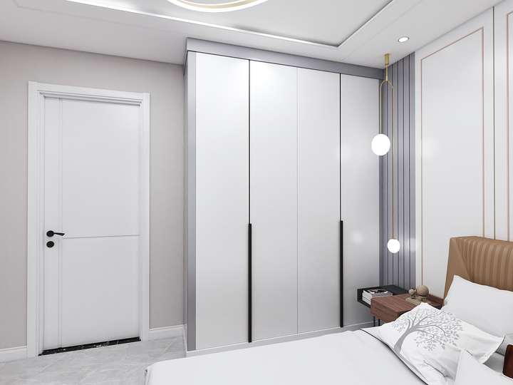 如果地面是烟灰色,墙面,门套应该用哪种颜色合适?