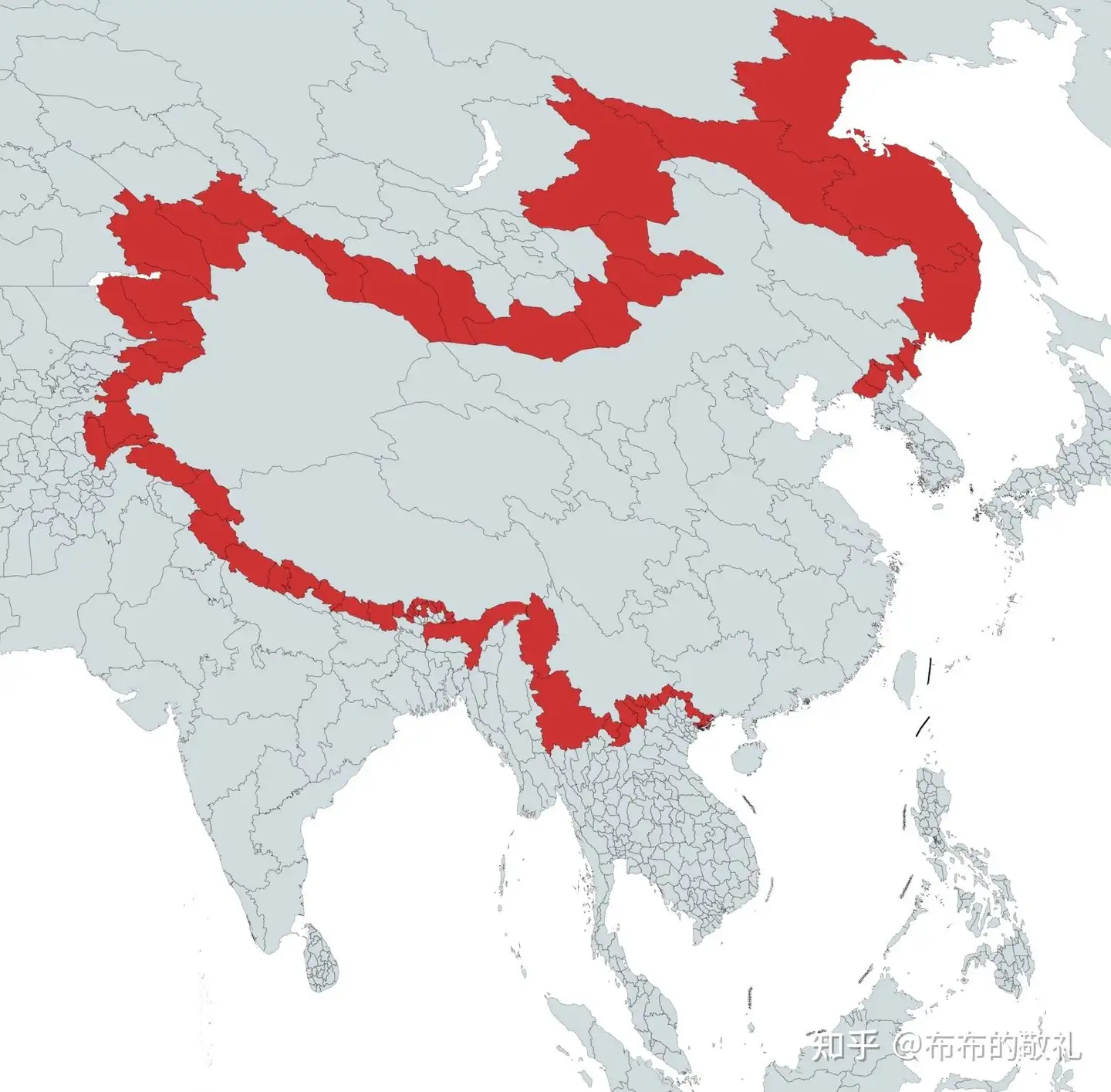 我国陆上14个邻国，都有哪些行政区和我国接壤？ - 知乎