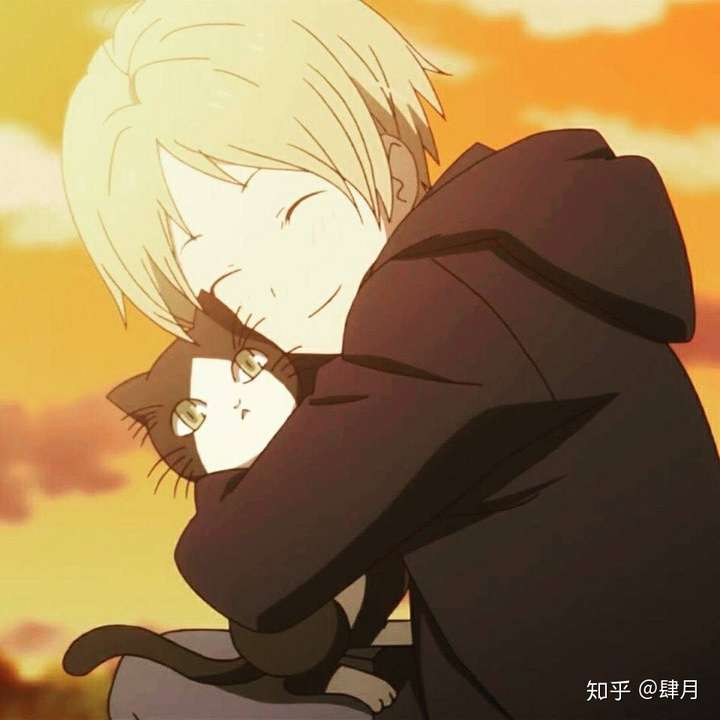 这种动漫的,还带动物的会让我觉得这个男生一定很温柔