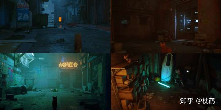 在一种色调环境下使用对比色指引