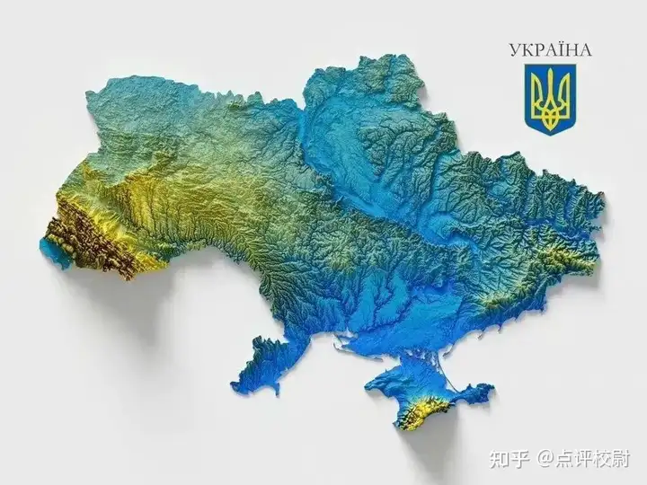 关于乌克兰（含三维地形图）（乌克兰地形的主要特征）