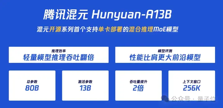 腾讯混元A13B用130亿参数达到千亿级效果，Flash Attention作者点赞