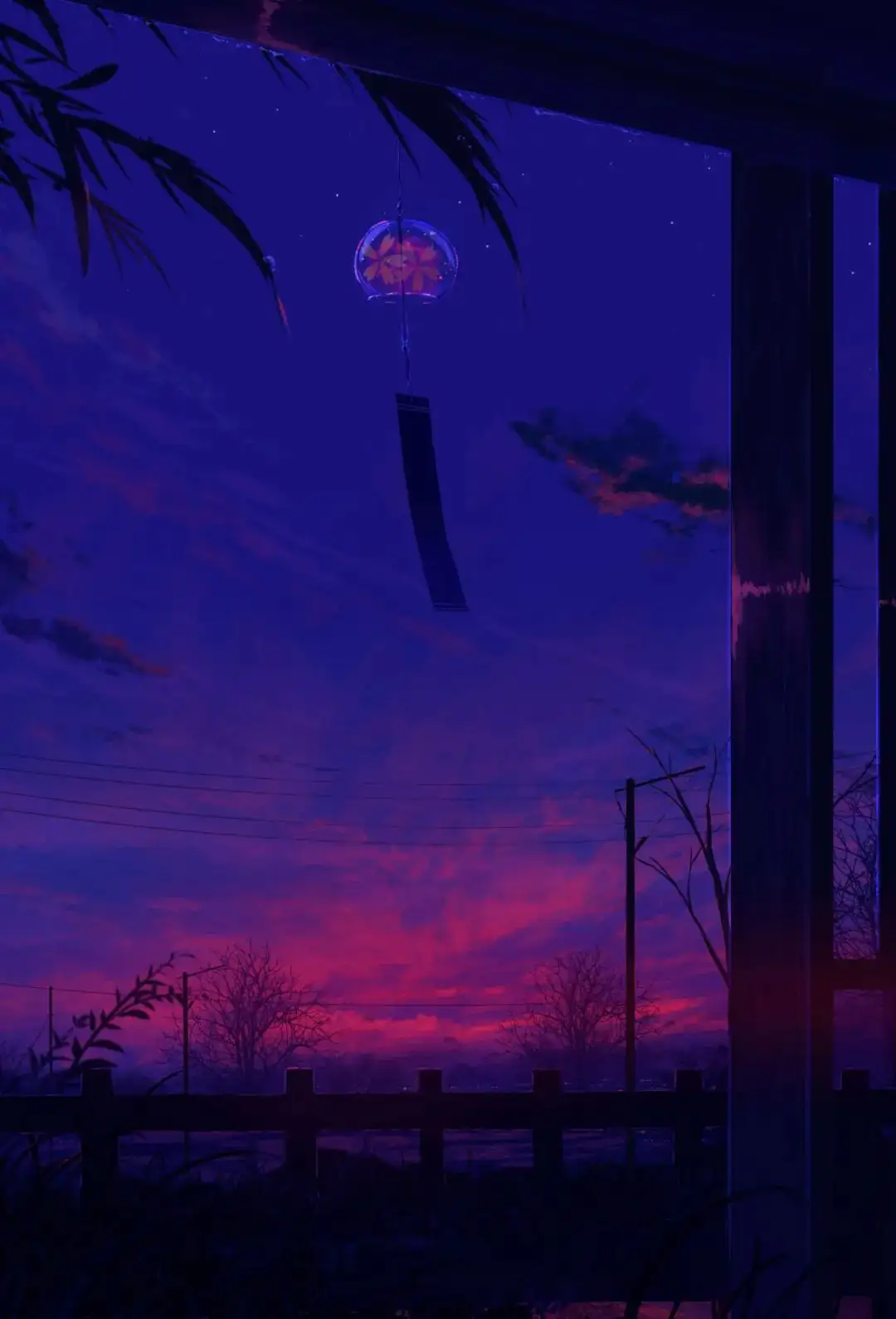 Anime Sunset HD Wallpaper by 画师JW