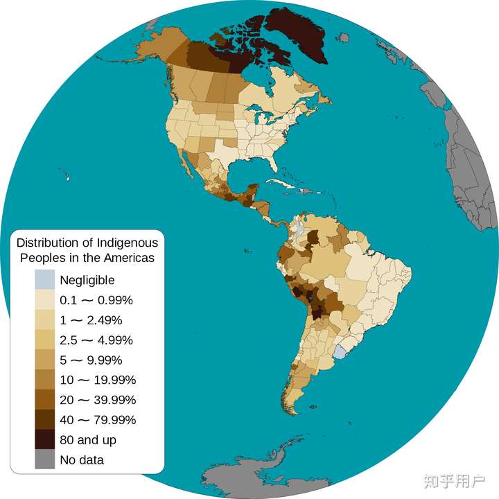 南美洲人口分布图片